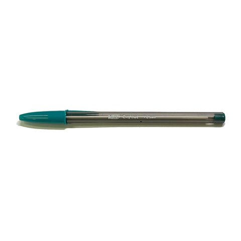 Bic Crystal 1.6MM Teal Ballpoint Pen (Teal Ink)