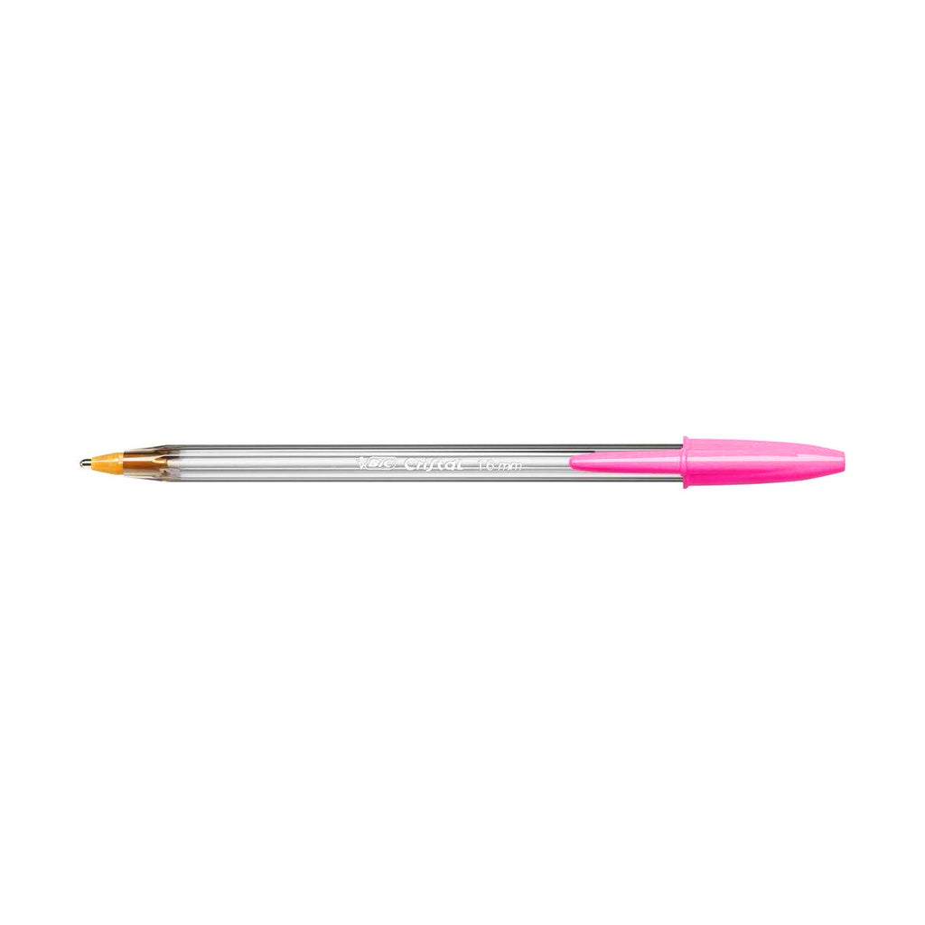 Bic Crystal 1.6MM Pink Ballpoint Pen ( Pink Ink)  Bic Ballpoint Pen