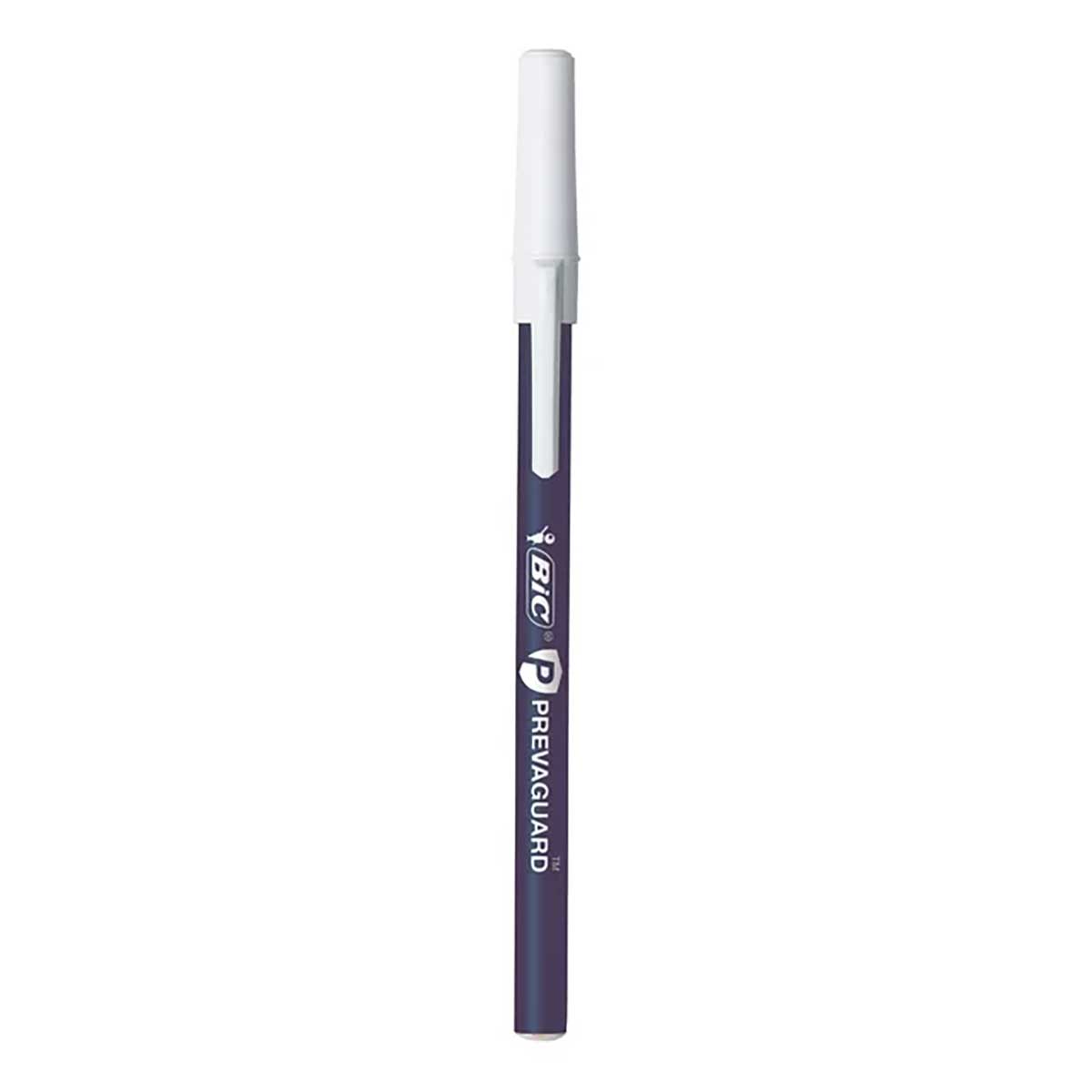 Bic Prevaguard Round Stick Blue Pens Medium Smooth Writing 60 Pack
