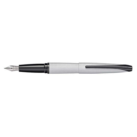 Pre Owned Cross ATX Brushed Chrome Fountain Pen Fine, 886-43FS
