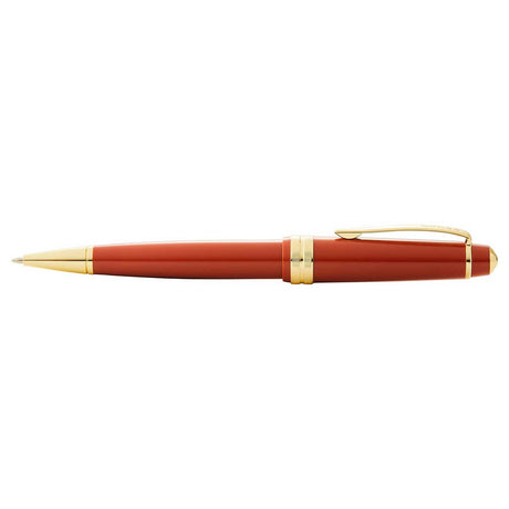 Cross Bailey Light Polished Amber Resin and Gold Tone Ballpoint Pen AT0742-13