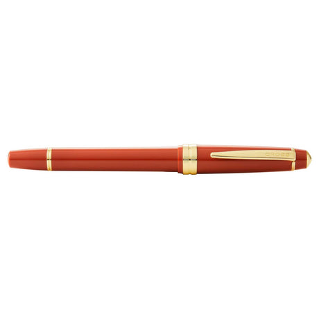 Cross Bailey Light Polished Amber Resin and Gold Tone Rollerball Pen AT0745-13