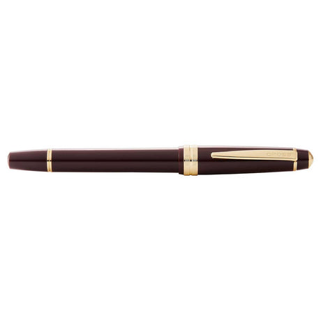 Cross Bailey Light Polished Burgundy Resin and Gold Tone Rollerball Pen  AT0745-11