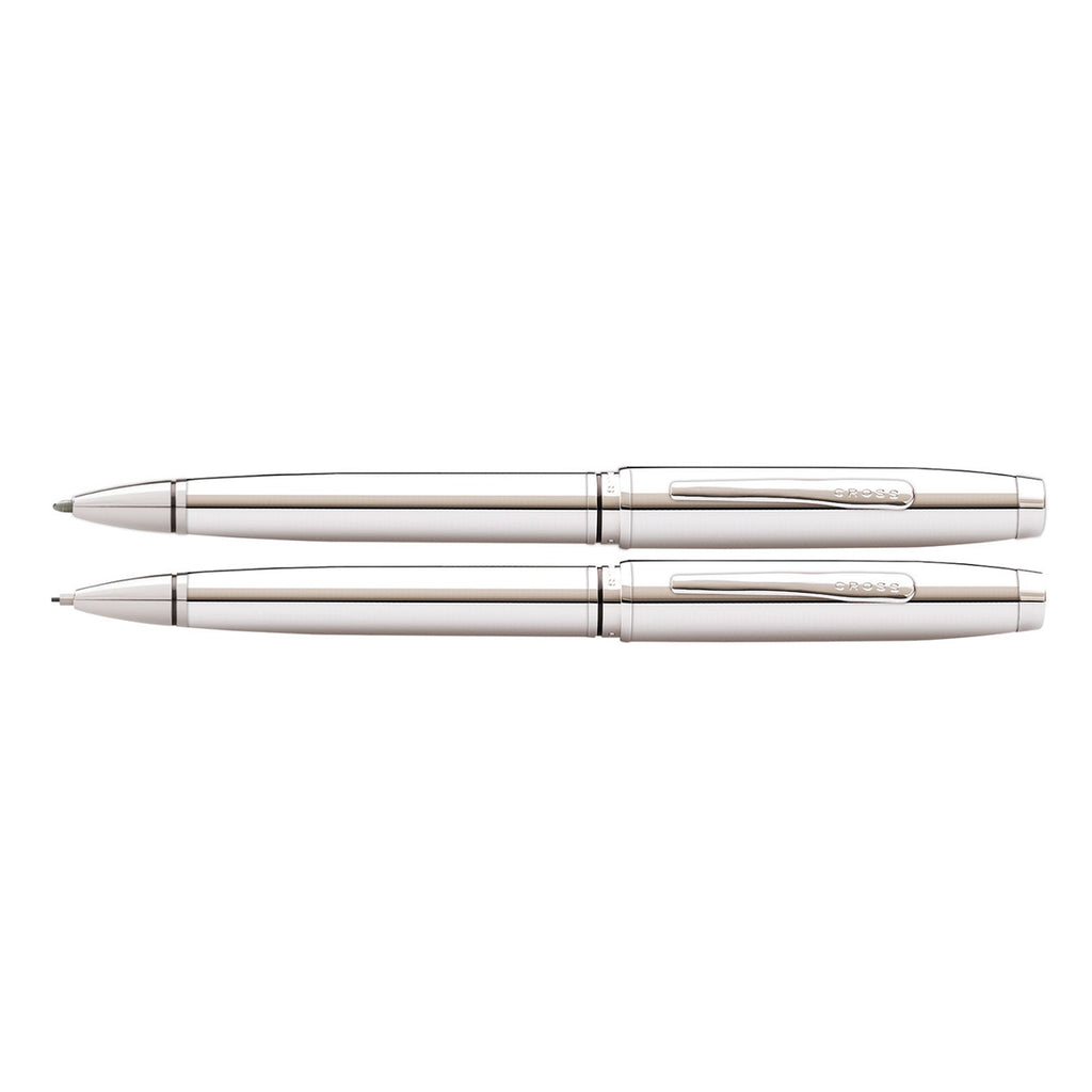 Cross Coventry Pen and Pencil Set Polished Chrome AT0661-7  Cross Pen And Pencil Sets