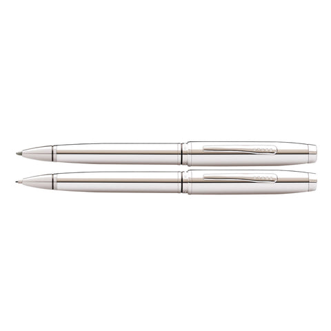 Cross Coventry Pen and Pencil Set Polished Chrome AT0661-7