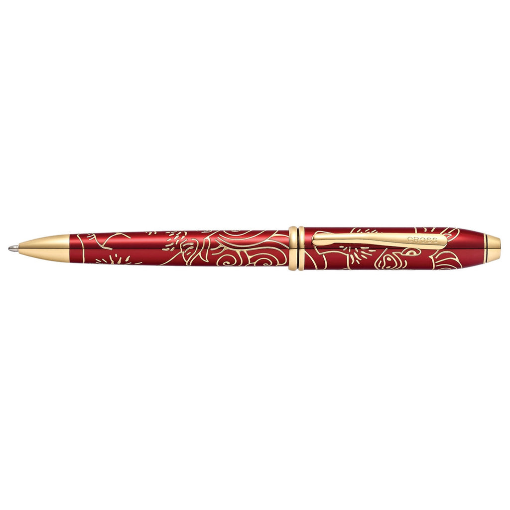 Cross Townsend Year of The Pig Ballpoint Pen, Red Ink, Standard Cross Gift Box