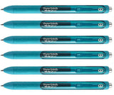 Paper Mate Inkjoy Gel Teal Medium Point 0.7 mm Retractable Gel Pen Pack of 6