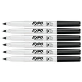 Expo Dry Erase Black Ultra Fine Low Odor Marker Pack of 6
