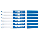 Expo Blue Fine Tip Dry Erase Markers Pack of 6