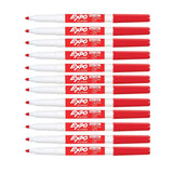 Expo Dry Erase Markers Fine Red Pack of 12