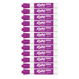 Expo Dry Erase Low Odor Plum Chisel Tip Marker Pack of 12