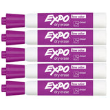 Expo Dry Erase Low Odor Plum Chisel Tip Marker Pack of 6