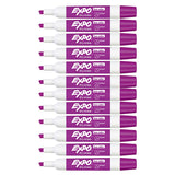 Expo Dry Erase Low Odor Plum Chisel Tip Marker Pack of 12