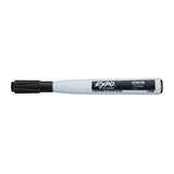 Expo Magnetic Dry Erase Black Markers With Eraser On Cap Fine Tip
