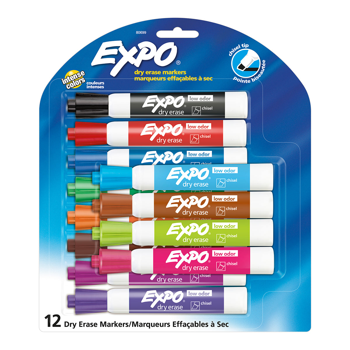 Expo Dry Erase Markers Pack of 12 Assorted Colors