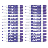 Expo Purple Dry Erase Markers Chisel Tip Bulk Pack of 24