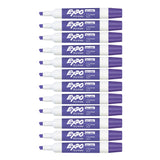 Expo Purple Dry Erase Markers Chisel Tip Pack of 12