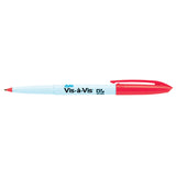 Expo Vis A Vis Red Wet Erase Marker Fine Point  Expo Dry Erase Markers