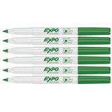 Expo Ultra Fine Green Dry Erase Low Odor Marker 1882349 Pack of 6