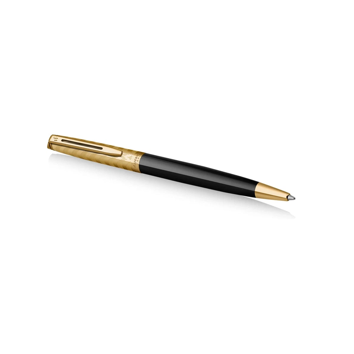 Waterman Hémisphére Opera Deluxe Black Gold Trim Ballpoint Pen