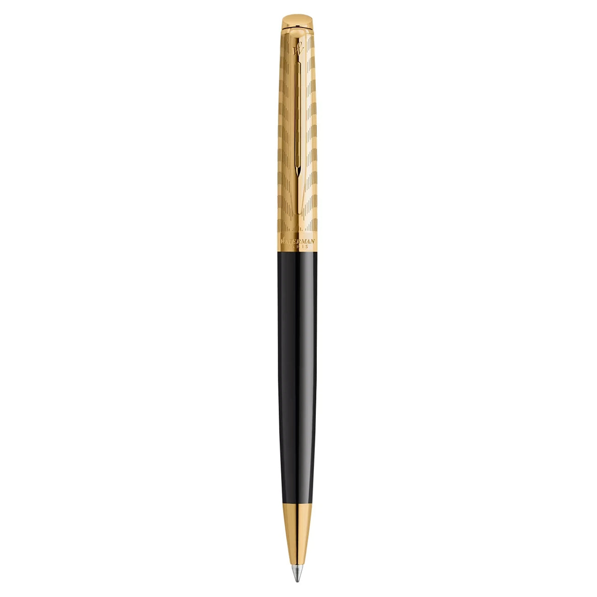 Waterman Hémisphére Opera Deluxe Black Gold Trim Ballpoint Pen 2225137
