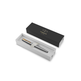 Parker Jotter Fountain Pen Stainless Steel Gold Trim Medium 2030948