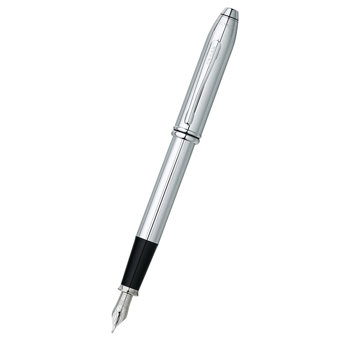 Cross Townsend  Lustrous Chrome Medium Fountain Pen 536-MS