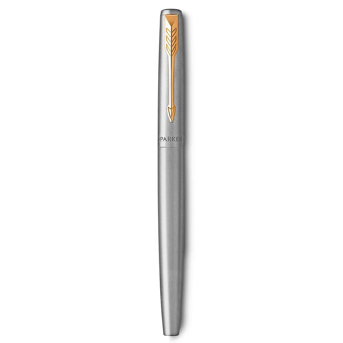 Parker Jotter Fountain Pen Stainless Steel Gold Trim Medium 2030948