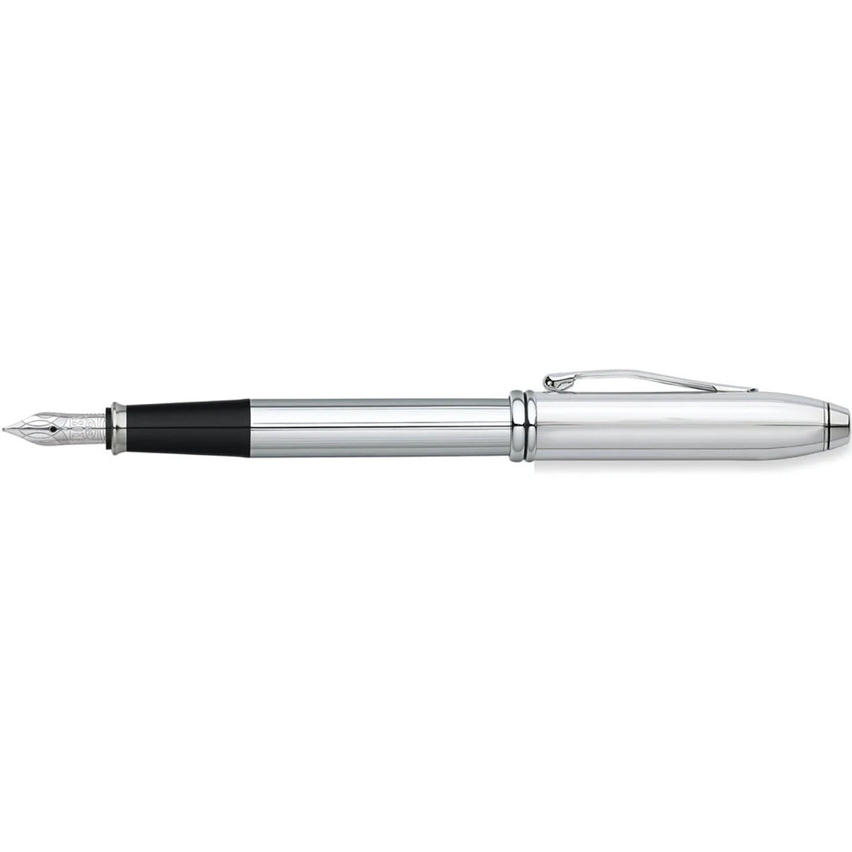 Cross Townsend  Lustrous Chrome Medium Fountain Pen 536-MS