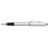 Cross Townsend  Lustrous Chrome Medium Fountain Pen 536-MS
