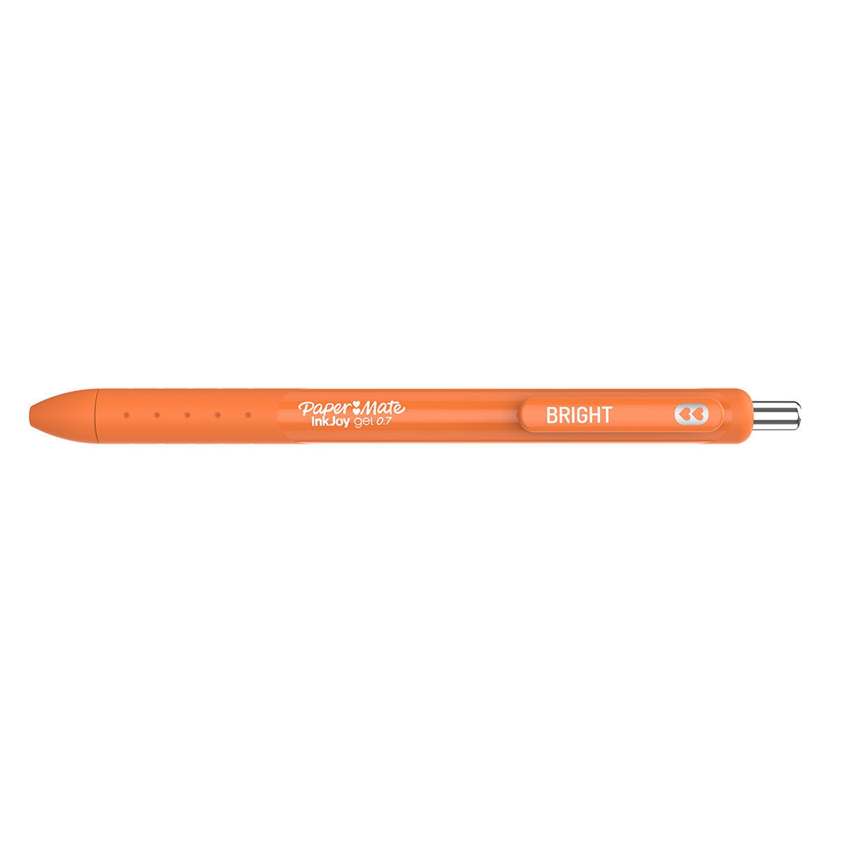 Paper Mate Inkjoy Gel Bright Orange Ink Pen For Black Paper 0.7 Retractable Medium