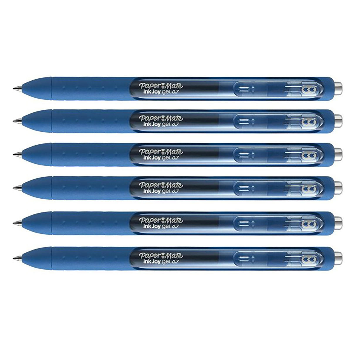 Paper Mate Inkjoy Gel Pen Medium Slate Blue Ink 6 Count