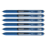 Paper Mate Inkjoy Gel Pen Medium Slate Blue Ink 6 Count