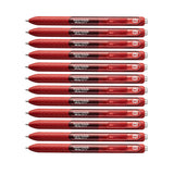 Paper Mate Inkjoy Gel Velvet Red Medium 0.7 mm Retractable Velvet Red Gel Ink, Pack of 12