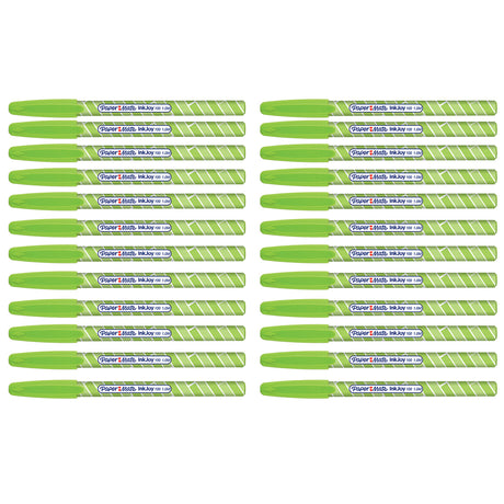 Paper Mate Inkjoy 100 ST Lime Ballpoint Pen, Pack of 24  Paper Mate Ballpoint Pen