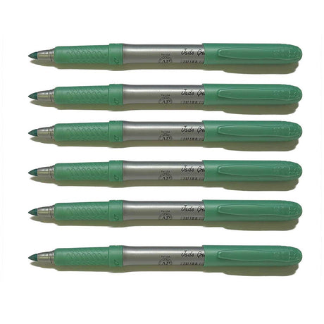 Bic Metallic Permanent  Markers Jade Green Fine, Pack of 6  Bic Markers