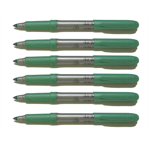 Bic Metallic Permanent  Markers Jade Green Fine, Pack of 6