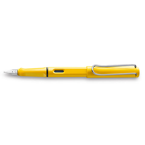 Lamy Safari Fountain Pen, Yellow Fine Nib L18F  Lamy Fountain Pens