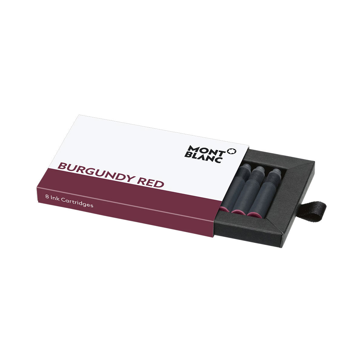 Montblanc Burgundy Red Fountain Pen Cartridges Pack of 8