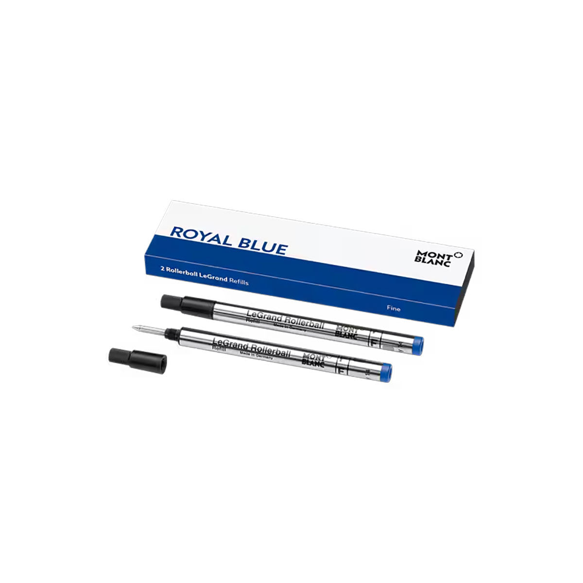 Montblanc Legrand Rollerball Refills Royal Blue Broad 128229 Pack of 2