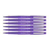 Paper Mate Flair Grape Candy Pop  Gumdrop Felt Tip Pen Medium Pack of 6