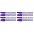 Paper Mate Inkjoy 100ST Purple Ballpoint Pen, Medium Pack of 12 |Purple Ink  Paper Mate Ballpoint Pen