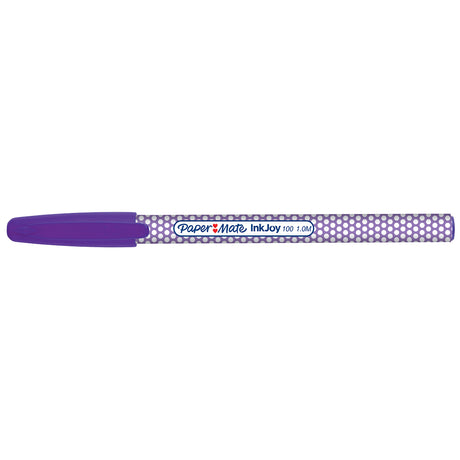 Paper Mate Inkjoy 100ST  Purple Ballpoint Pen, Medium |Purple Ink  Paper Mate Ballpoint Pen