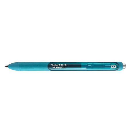 Paper Mate Inkjoy Gel Teal Medium Point 0.7 mm Retractable Gel Pen Pack of 6