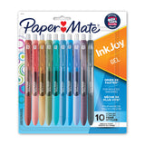 Paper Mate Inkjoy Gel Pens 0.7 MM Assorted Colors Pack of 10