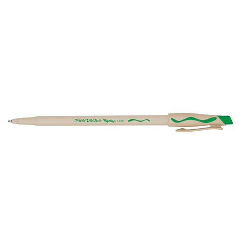 Paper Mate Replay Erasable Pen, Green Ink
