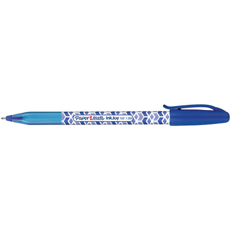 Papermate Blue Pens Pack of 12, Geometric Design  Paper Mate Ballpoint Pen