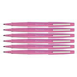 Paper Mate Flair Candy Pop Strawberry Lollipop Felt Tip Pen Medium Pack of 6