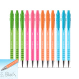 Paper Mate Flexgrip Ultra Black Ink Pens Medium Assorted Color Barrels 12 CT