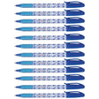 Papermate Blue Pens Pack of 12, Geometric Design  Paper Mate Ballpoint Pen